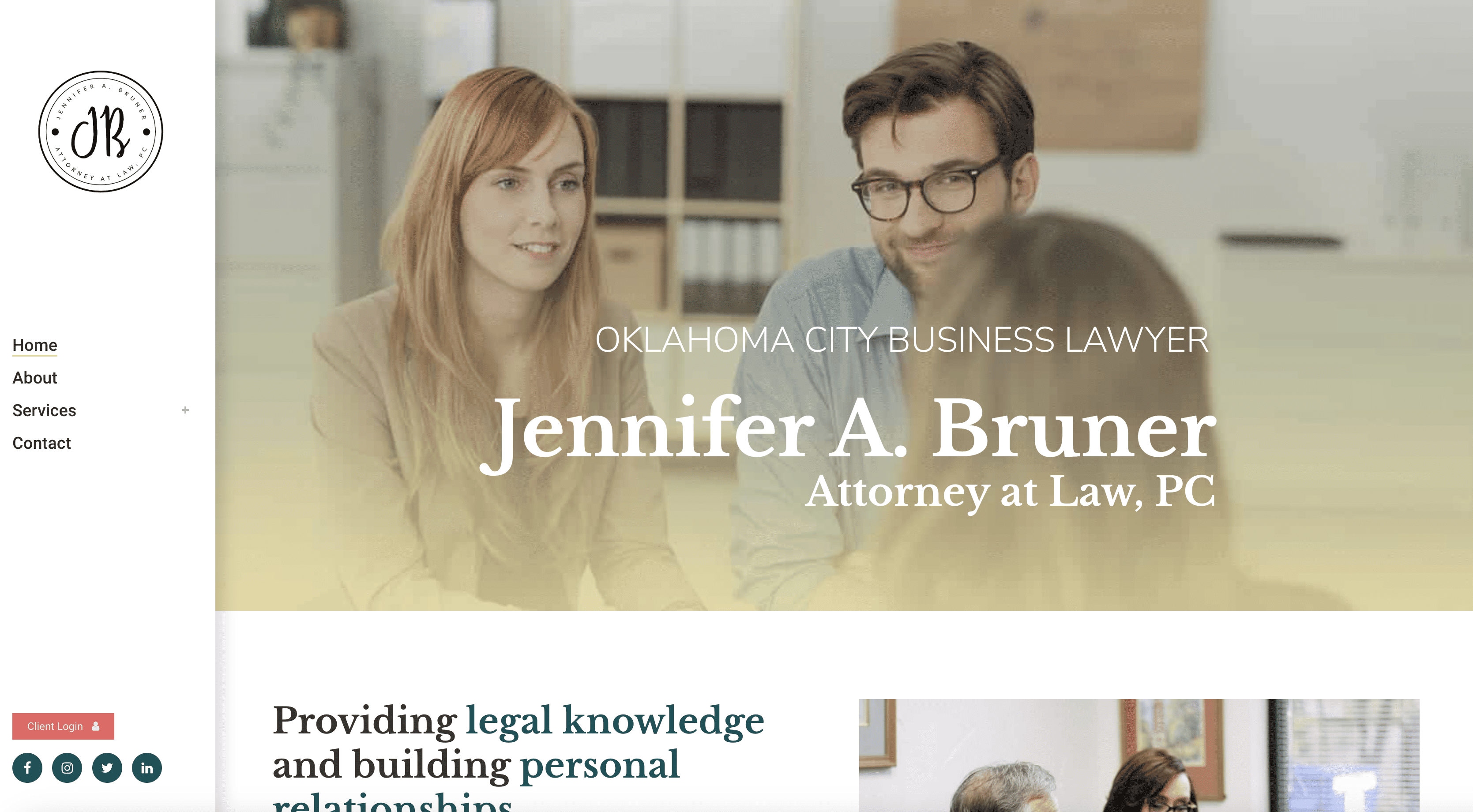 okc lawyer website design